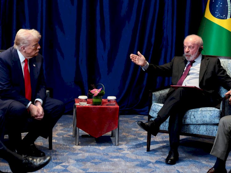 Lula se reúne com Trump na Casa Branca, em Washington