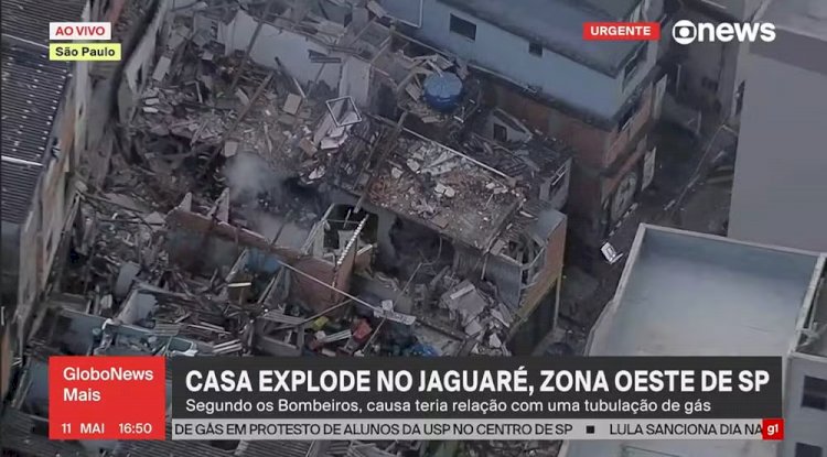 Explosão atinge casas e deixa feridos no Jaguaré, Zona Oeste de SP