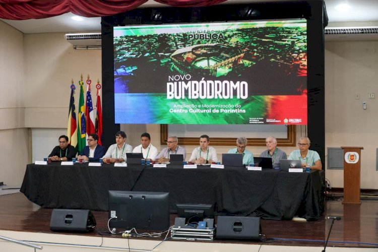 Audiência pública sobre modernização do Bumbódromo reúne moradores de Parintins e fortalece diálogo sobre espaço cultural