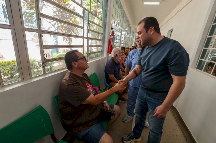 Governador Roberto Cidade acompanha ações do programa Opera + Amazonas na Fundação Hospitalar Alfredo da Matta