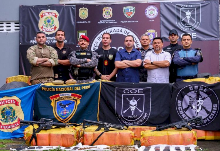 Governador Roberto Cidade destaca atuação integrada das Forças de Segurança em apreensão de 2,5 toneladas de drogas no Amazonas, uma das maiores da história