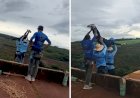 Mulher morre após ser jogada sem cordas durante salto de rope jump no interior de SP