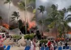 Mega incêndio em resort na República Dominicana deixa uma pessoa morta e força evacuação de 1.700 pessoas; vídeo