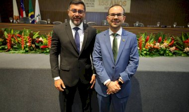 Durante posse da nova diretoria da ACA, Wilson Lima destaca avanços em desburocratização e segurança para o comércio