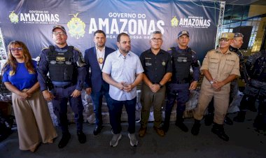 Governo Roberto Cidade apresenta resultados da operação Segurança Presente que apreendeu mais de duas toneladas de drogas em Coari