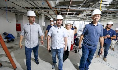 Governador Roberto Cidade vistoria obras na FCecon e no SPA Coroado