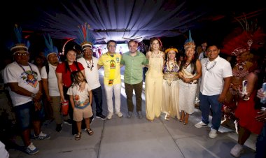 Governador Roberto Cidade destaca fortalecimento do empreendedorismo indígena durante abertura da Feira Intercultural dos Povos Indígenas em Parintins