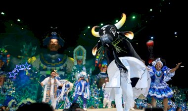 Festival de Parintins 2026: Boi Caprichoso abre primeira noite celebrando Parintins e as raízes de seu povo