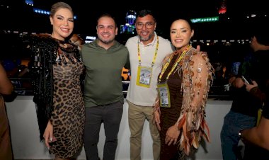 Festival de Parintins reforça protagonismo político de Wilson Lima entre autoridades políticas e da iniciativa privada