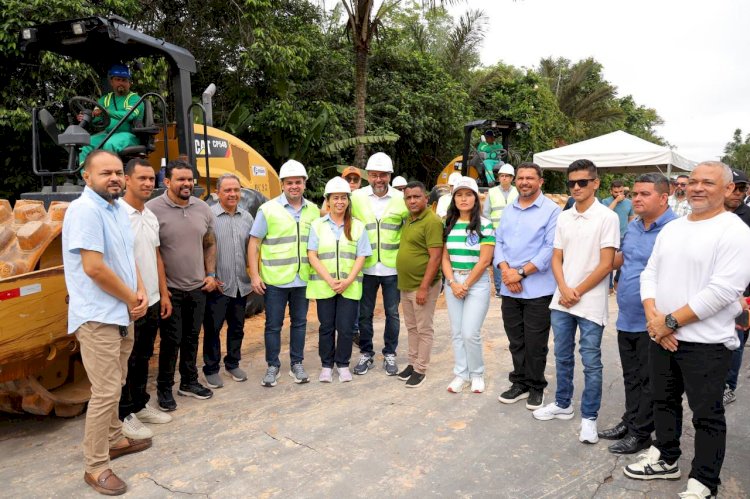 Wilson Lima acompanha retomada das obras da AM-010, que teve 88% dos serviços executados em sua gestão