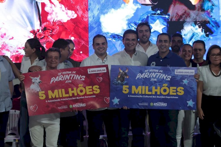 Em Parintins, governador Roberto Cidade anuncia investimentos para o 59º Festival Folclórico e assina convênio para obras de infraestrutura no município