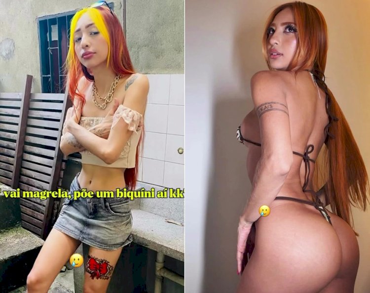Ruivinha de Marte tira onda com antes e depois após ganhar mais de 20 kg; compare
