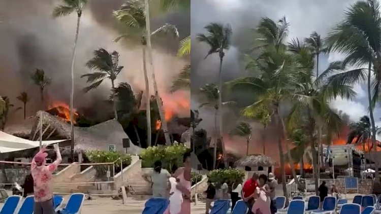 Mega incêndio em resort na República Dominicana deixa uma pessoa morta e força evacuação de 1.700 pessoas; vídeo