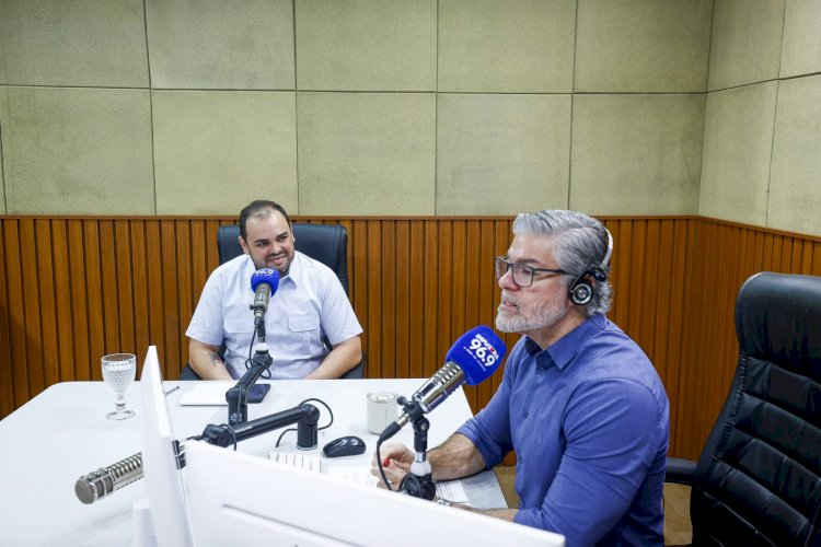 À Rádio Difusora, governador Roberto Cidade faz balanço de 2 meses de gestão junto ao Executivo Estadual