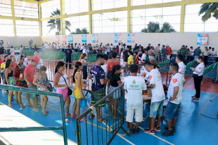 Festa dos Visitantes 2026: troca de alimentos por pulseiras inicia nesta terça-feira em Parintins