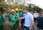 Governador Roberto Cidade fiscaliza obras de pavimentação em Manicoré