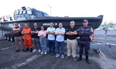 Governador Roberto Cidade entrega lanchas blindadas e equipamentos que reforçam combate ao narcotráfico no Amazonas