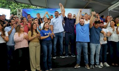 Ao anunciar Roberto Cidade como pré-candidato ao Governo, Wilson Lima diz que Amazonas ‘escolheu não voltar ao passado’