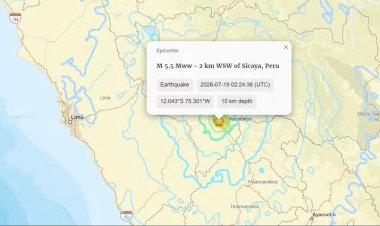 Terremoto no Peru deixa ao menos 5 mortos, mais de 20 feridos e 300 desalojados