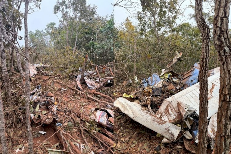 Avião de pequeno porte cai em Campo Grande, e bombeiros fazem buscas por vítimas