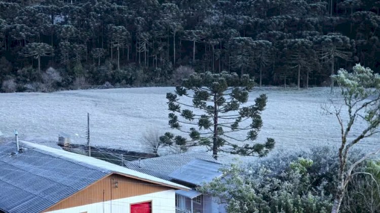 Frio avança pelo Centro-Sul nesta quarta; geada e mínimas abaixo de 10°C estão previstas