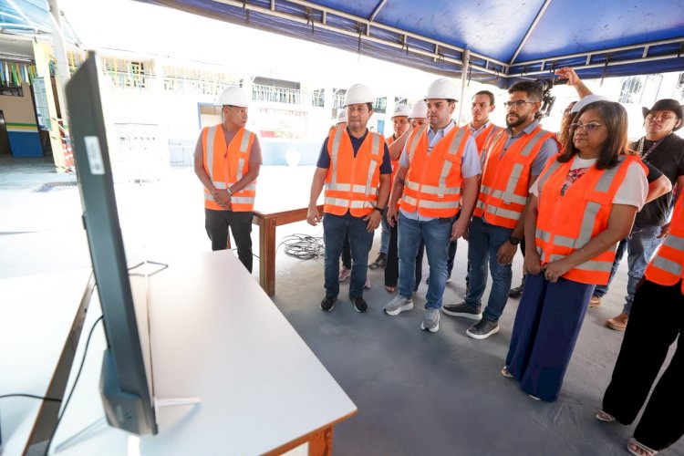 Governo Roberto Cidade fortalece educação com obras em escola da capital e implantação de 27 unidades indígenas no interior