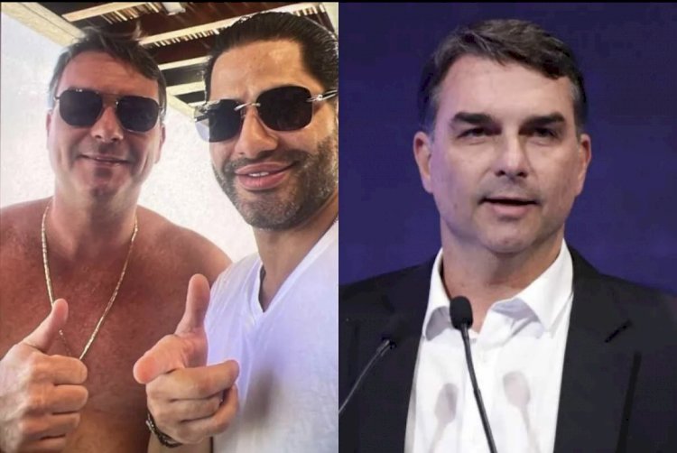 Flávio Bolsonaro aparece em foto com “Sicário”; presidenciável se explica. Veja vídeo