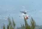 Helicópteros militares colidem no ar durante combate a incêndios florestais na Grécia