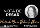 NOTA DE PESAR - Promotora Marlinda Maria Dutra de Oliveira