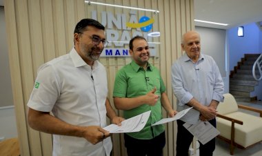 Wilson Lima confirma candidatura ao Senado pela coligação União pelo Amazonas com assinatura do registro eleitoral
