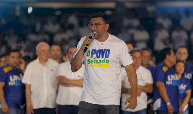 Wilson Lima dá início a campanha com adesivaço em três pontos de Manaus