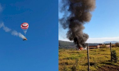 Avião sofre pane, piloto aciona paraquedas e faz pouso de emergência em MG