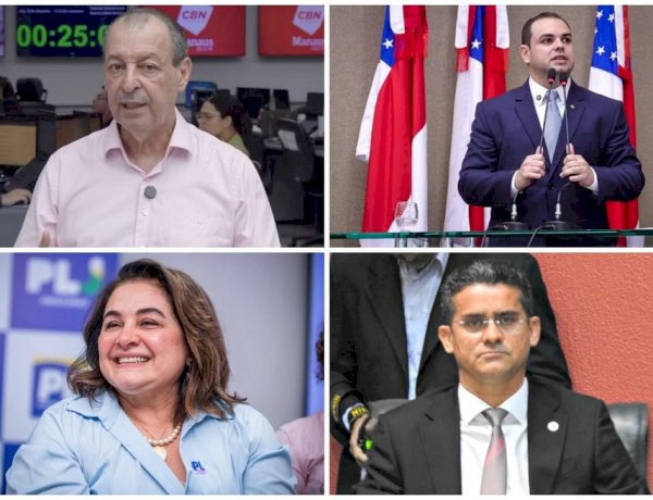 Quaest no AM: Omar, 26%; Cidade, 18%; Maria do Carmo, 16%; David, 15%