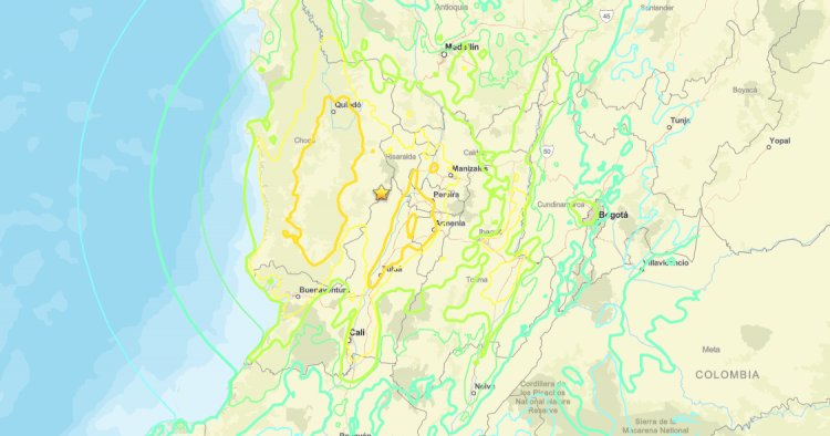 Terremoto de magnitude 7,4 na Colômbia é sentido em Bogotá