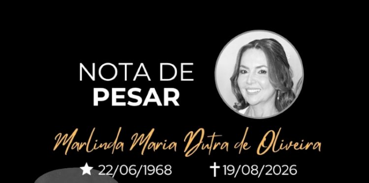 NOTA DE PESAR - Promotora Marlinda Maria Dutra de Oliveira