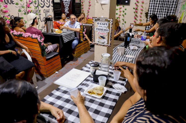 Roberto Cidade apresenta propostas para segurança, saúde e assistência social durante encontro no Coroado