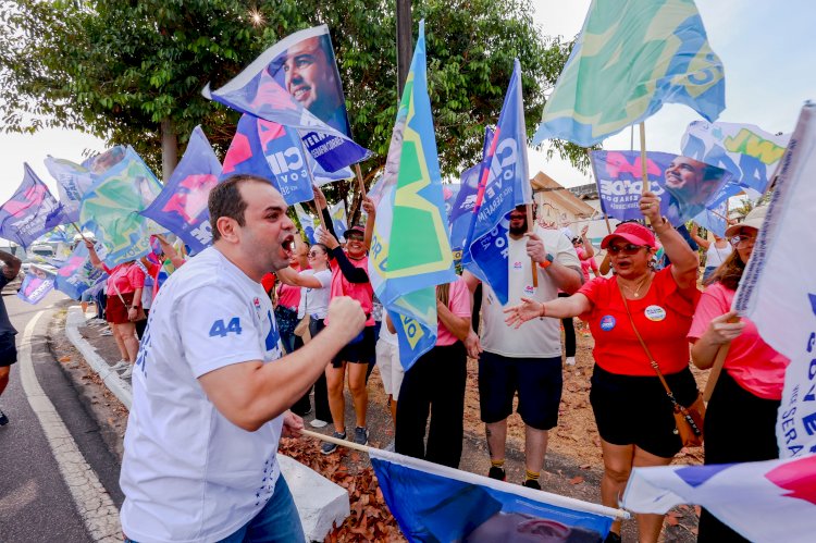 Apoiadores de Cidade mobilizam as seis zonas de Manaus em bandeiraços