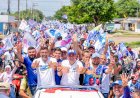 Banzeiro do 44 fecha ciclo pelo Madeira e leva mobilização de Roberto Cidade a quatro municípios