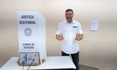 Wilson Lima vota em Manaus e diz confiar no reconhecimento do povo do Amazonas