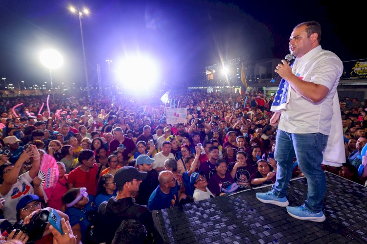Roberto Cidade encerra campanha do 1° turno com grandes atos em Manaus e em Manacapuru